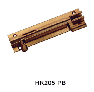 Bullone del cancello del gate della porta del bullone in acciaio (HR205 PB)