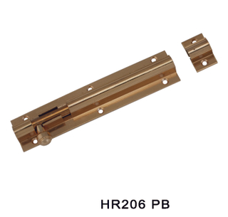 Bullone del cancello del gate della porta del bullone in acciaio (HR206 PB)