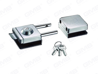 Blocco di sicurezza in vetro commerciale in acciaio inossidabile serratura a scorrimento (003A)