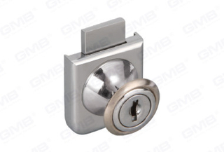 Blocco di sicurezza in vetro commerciale in acciaio inossidabile serratura a scorrimento (407)