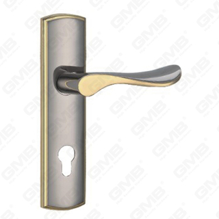 Manico della porta tirano in legno Hardware Hardware Hardware Manico della porta sulla piastra per il blocco a mortasa tramite zinco o maniglia della piastra della porta in acciaio (CM586-C109-KJ)