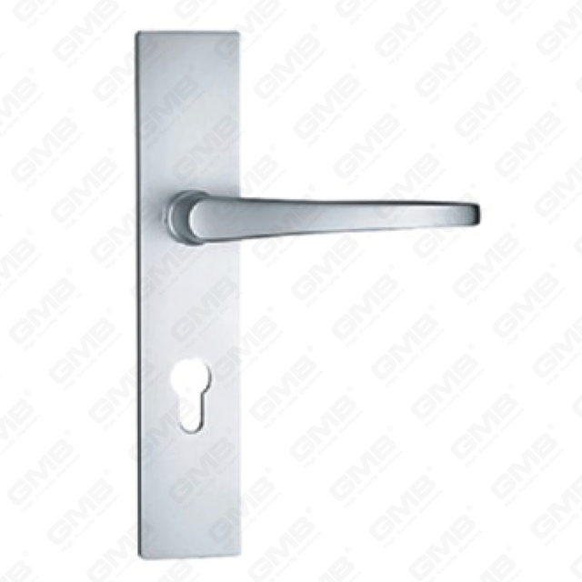 Manico della porta in alluminio ossigenato sulla maniglia della porta della piastra (G501-G53)
