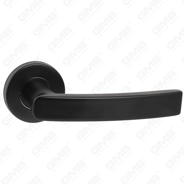 Design in stile moderno di colore nero di alta qualità #304 manico per porte in acciaio inossidabile rotondo manico a leva di rosa (GB03-37)