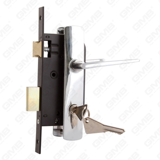 Set serratura ad alta sicurezza con foro cilindro scrocco Set serratura Maniglia serratura cassa serratura (103)