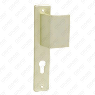 Maniglia per porta in alluminio ossigenato su piastra maniglia per porta (213E)