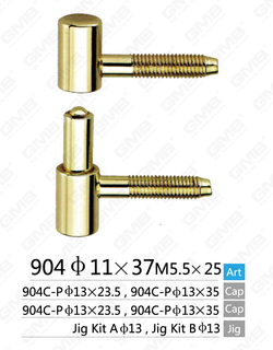 Furnibilità intercambiabile T tipo di cerniera con due pin [904 φ11 × 37]