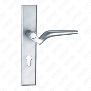 Manico della porta in alluminio ossigenato sulla maniglia della porta della piastra (G505-G81)