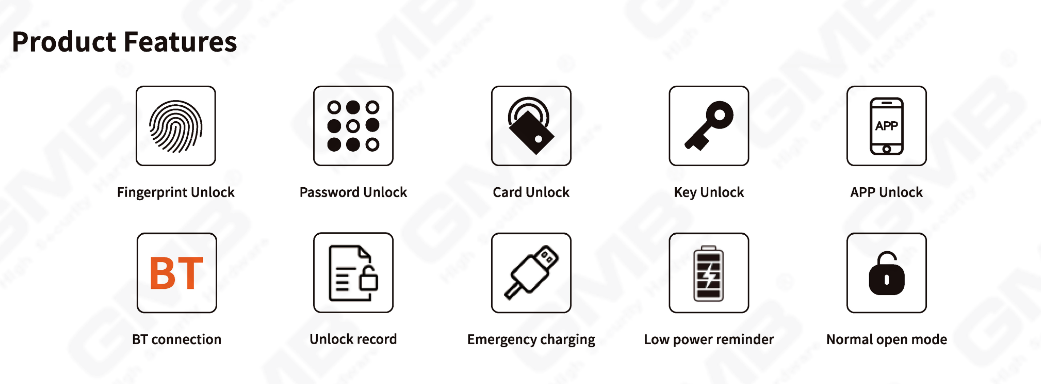 Interior & Apartment Smart Lock (635)