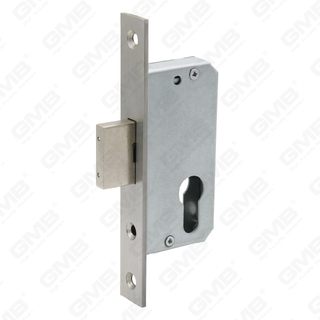 Serratura per porta in alluminio ad alta sicurezza Serratura stretta con serratura a rullo con serratura a cilindro Corpo serratura (0025 0035)