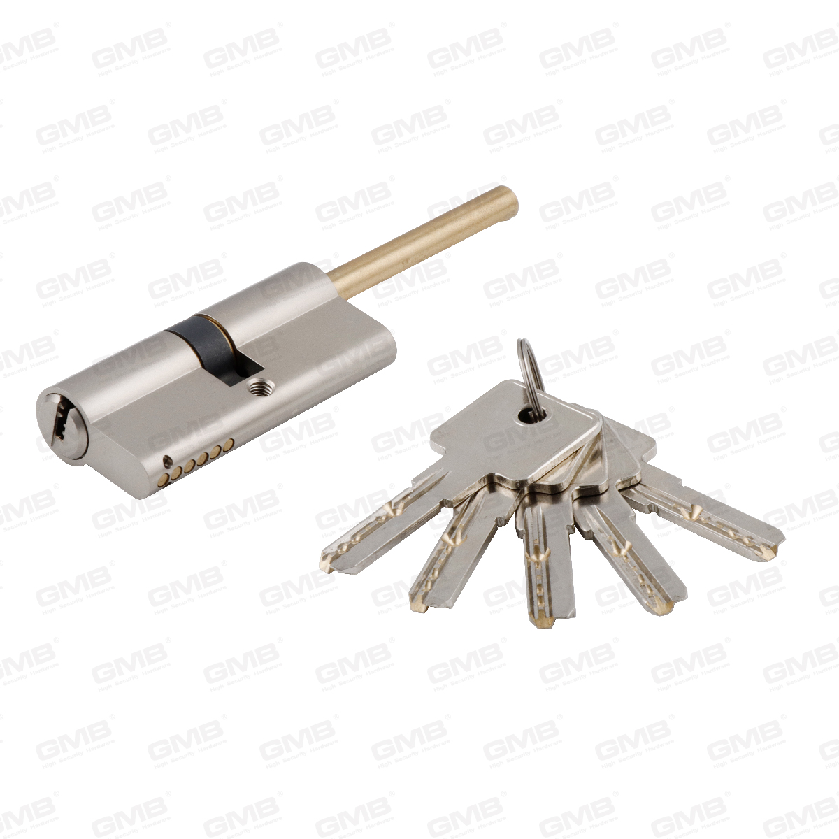 Cilindro in ottone di sicurezza con barra di coda (GMB-CY-04B)