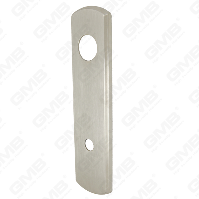 Maniglie in ottone Maniglia per porta in legno Hardware Maniglia per porta su piastra per serratura da infilare (B-PM90-SC)
