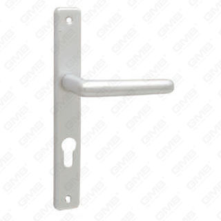 Maniglia per porta in alluminio ossigenato su piastra maniglia per porta (218C)