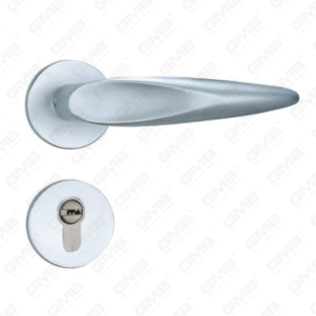 Manico della porta in alluminio ossigenato sulla maniglia della porta della piastra (GF8411-G57)