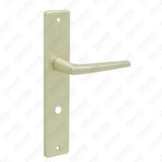 Maniglia per porta in alluminio ossigenato su piastra maniglia per porta (214L)