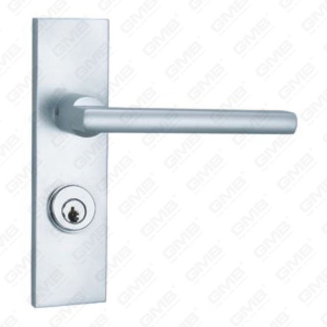 Maniglia per porta in alluminio ossigenato su maniglia per porta piastra piastra (G361-G25)