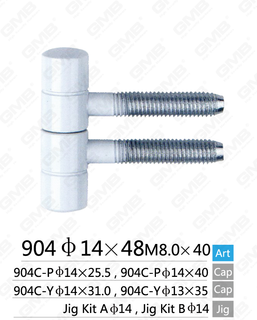 Furniti di intercambiabilità T tipo di cerniera con due pin [904 φ14 × 48]
