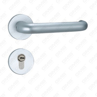 Manico della porta in alluminio ossigenato sulla maniglia della porta della piastra (GF8411-G10)