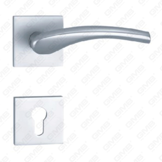 Manico della porta in alluminio ossigenato sulla maniglia della porta della piastra (GF513-G83)