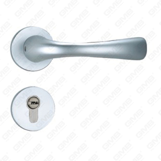 Manico della porta in alluminio ossigenato sulla maniglia della porta della piastra (GF8411-G86)