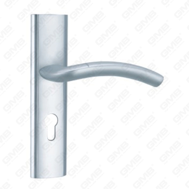 Manico della porta in alluminio ossigenato sulla maniglia della porta della piastra (G464-G79)