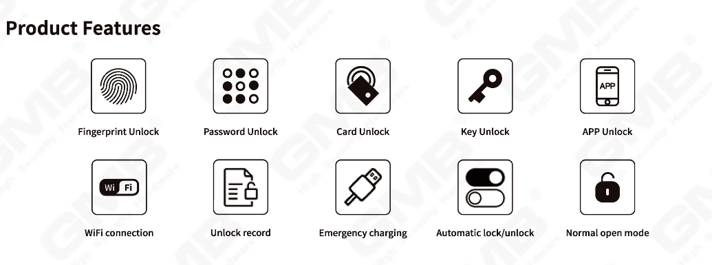 Smart Lock completamente automatico (801)