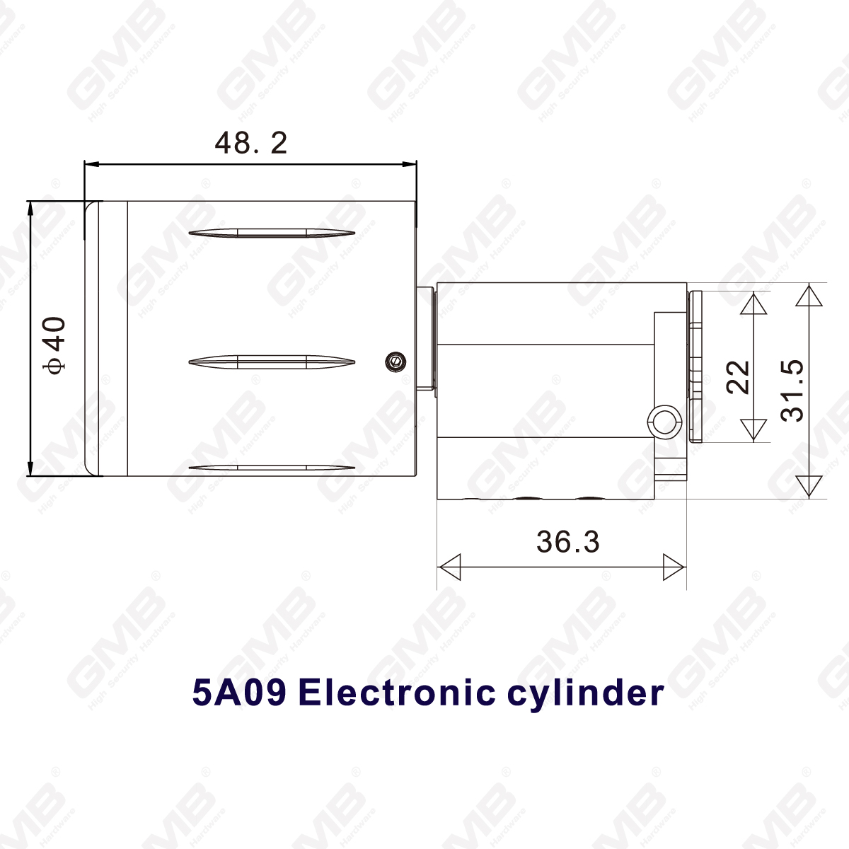 Modi multi-un blocco ad alta sicurezza IP65 IP65 WiFi Digital Regolare Digital Modulare Modulare Smart Electronic Lock Cilindro （5A09）