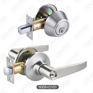 Set di serrature per porta combo con set combo hardware a bordo manopola [6008+D101]