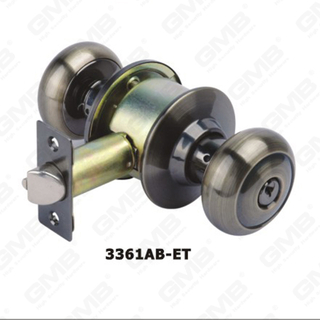 Stile moderno grande resistenza e durata Serie di serrature a manopola cilindriche standard ANSI (3361AB-ET)