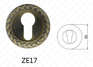 Rosone tondo per maniglia per porta in alluminio in lega di zinco Zama (ZE17)