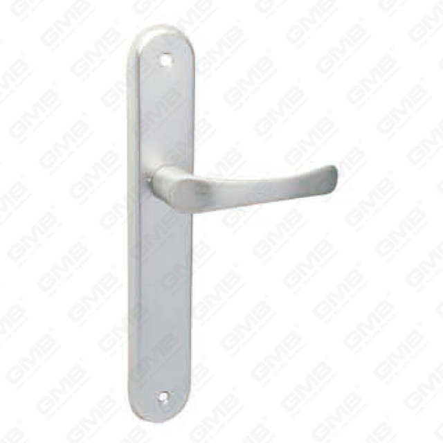 Maniglia per porta in alluminio ossigenato su piastra con maniglia per porta (252)