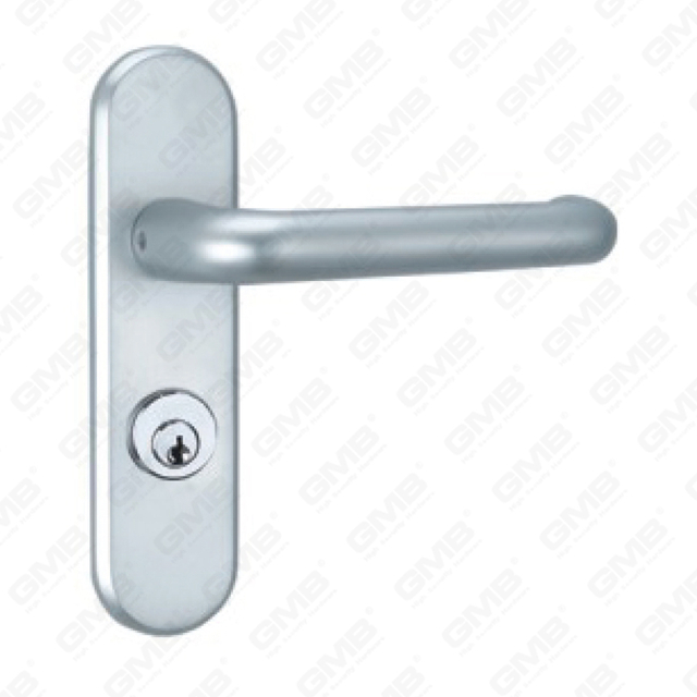 Maniglia per porta in alluminio ossigenato su maniglia per porta piastra piastra (G362-G10)