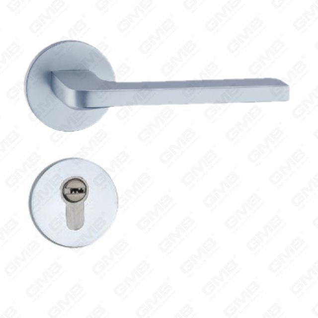 Manico della porta in alluminio ossigenato sulla maniglia della porta della piastra (GF8411-A34)