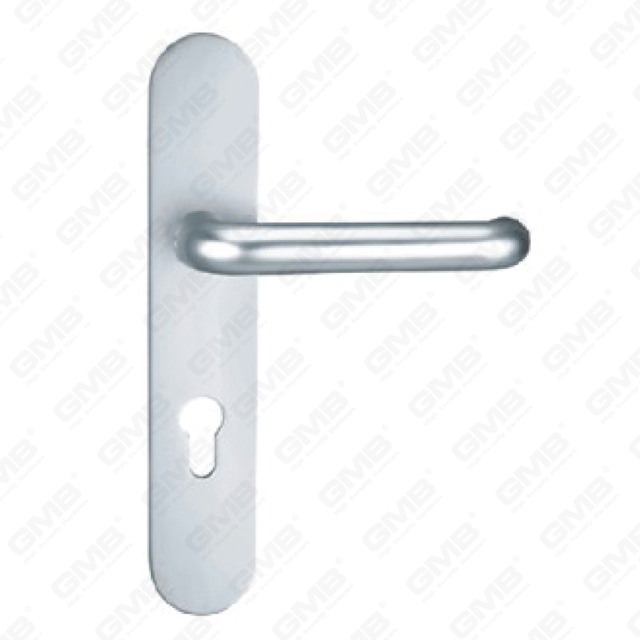 Manico della porta in alluminio ossigenato sulla maniglia della porta della piastra (G502-G10)
