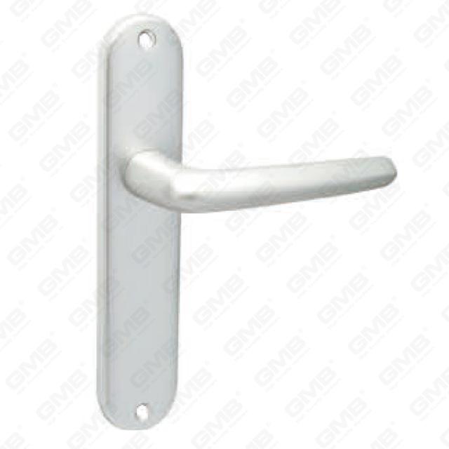 Maniglia per porta in alluminio ossigenato su maniglia per porta piastra piastra (9019)