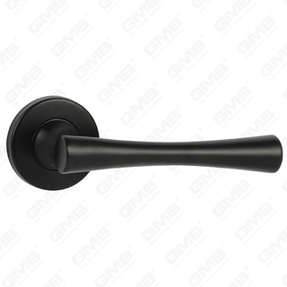 Design in stile moderno di colore nero di alta qualità #304 manico per porte in acciaio inossidabile rotondo manico a leva di rosa (GB03-65)