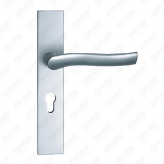 Maniglia per porta in alluminio ossigenato su maniglia per porta piastra piastra (G431-G72)