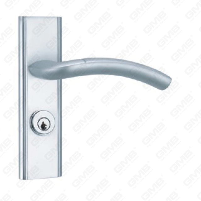Maniglia per porta in alluminio ossigenato su maniglia per porta piastra piastra (G364-G79)