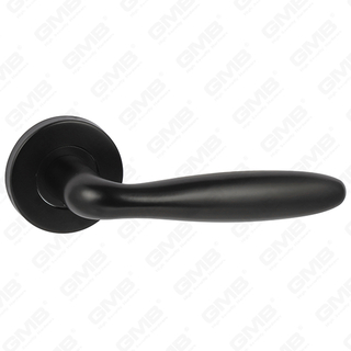 Design in stile moderno di colore nero di alta qualità #304 manico per porte in acciaio inossidabile rotondo manico a leva di rosa (GB03-59)