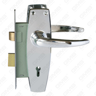 Set serratura ad alta sicurezza con chiavistello Set serratura Maniglia serratura serratura (7534)