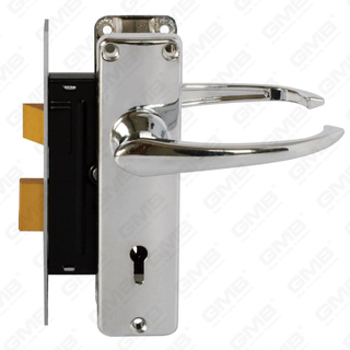 Set serratura ad alta sicurezza con chiavistello Set serratura Maniglia serratura serratura (682)
