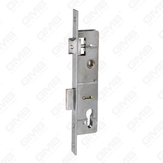 Serratura per porta in alluminio ad alta sicurezza Corpo della serratura con foro per cilindro stretto (91130)