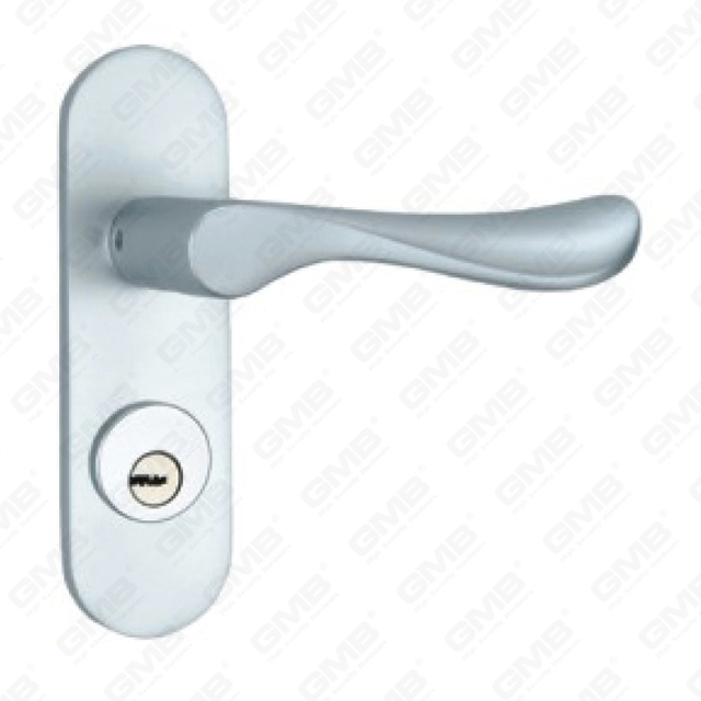Manico della porta in alluminio ossigenato sulla maniglia della porta della piastra (G8302-G80)
